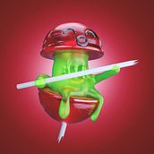 Relleno Bestial. 3D Character Design project by Roberto Corella García - 09.27.2019