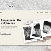Direção de arte digital - Boukly Barbershop. Un progetto di Web development, Direzione artistica e UX / UI di Igor Solly - 29.09.2019