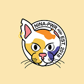 NINA PWR . Embroider, Br, ing, Identit, Digital Illustration, Vector Illustration, and Screen Printing project by alakran538 - 09.30.2019