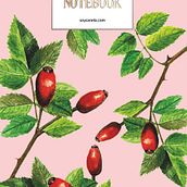 Papelería ilustrada: escaramujo. Fine Arts, Artistic Drawing, Traditional illustration, and Watercolor Painting project by Elisa Jarauta - 10.01.2019