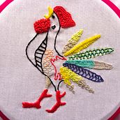 Mi Proyecto del curso: Técnicas de bordado. Embroider project by Andrea Sovero - 10.02.2019