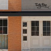 Fachada Tasty Poke Majadahonda. 3D, Architecture, Digital Architecture, Interior Architecture, Fine Arts, Creativit, and Design project by Luis Sosa Llopis - 10.02.2019