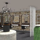 Mi Proyecto del curso: Iniciación al diseño de interiores. Remodelación salón peluquería . Een project van Interactief ontwerp van liengonzalez - 03.10.2019