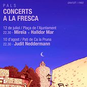 CONCERTS A LA FRESCA 19. Art Direction, Poster Design, Graphic Design, Traditional illustration, and Digital Illustration project by Ferran Sirvent Diestre - 10.03.2019