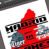 Logotipo Madrid in Flames. Logo Design, and Graphic Design project by Alberto Marijuan Pascual - 10.03.2019