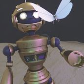 Mi Proyecto del curso: RBT Cazador de Mariposas. Projekt z dziedziny  Modelowanie 3D użytkownika Julie Villarejo Rocha - 03.10.2019