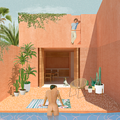 Meu projeto do curso: Representação gráfica de projetos arquitetônicos. Arquitetura, Arquitetura de interiores, Arquitetura digital, e Colagem projeto de Raphael Henrique Costa Silva - 04.10.2019