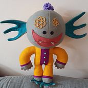 Mi Proyecto del curso: Textile Toys: diseño y creación de personajes en tela. Een project van Naaiwerk y Ontwerp van personages van Ale García - 04.10.2019