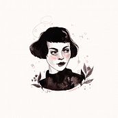 Inktober 2019. Traditional illustration, and Portrait Drawing project by Marina Barthelemy - 10.05.2019