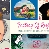 Tienda Moda y Complementos con ilustraciones inéditas. Factory Of Riojans. Ein Projekt aus dem Bereich  von saulgoodman - 05.10.2019
