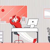 Explainer Video - iLovePDF Desktop App. 2D Animation, and Motion Graphics project by Albert Espinosa Aguado - 03.15.2019