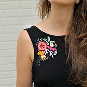 Mi Proyecto del curso: Técnicas avanzadas de bordado: puntadas y composiciones con volumen. Arts, Crafts, Embroider, Sewing, and Creativit project by Alicia - 10.06.2019