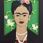 **FRIDA**. 3D, Artesanato, Design de personagens, e Papercraft projeto de Laura Abad - 07.10.2019