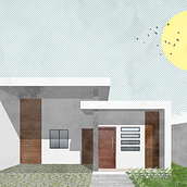 Casa 110m2. Architecture project by Fernanda Polanco - 10.07.2019