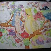 Mi Proyecto del curso: Animalario botánico: acuarela, tinta y grafito. Artes plásticas, Desenho, e Desenho artístico projeto de Enya Yineva Solís Morfín - 13.10.2019