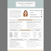 CV Mihaela Muntean. Graphic Design project by Mihaela Muntean - 10.09.2019