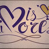 Mis amores, los secretos dorados del lettering. Un proyecto de Diseño gráfico de Yolanda López Carrillo - 10.10.2019