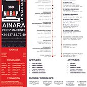 Curriculum Vitae_A4. Un proyecto de Creatividad, Dirección de arte, Diseño de interiores, Diseño gráfico, Modelado 3D, Escenografía, Arquitectura interior, Br, ing e Identidad, Eventos, Diseño de iluminación, Diseño de espacios, Publicidad y Retoque fotográfico de Ainara Pérez Martínez - 10.10.2019