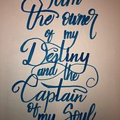 Mi Proyecto del curso: Principios de la caligrafía con brush pen. Calligraph project by Carlos Andres Polo - 10.11.2019