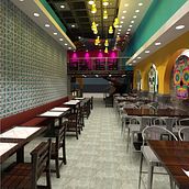 Restaurante mexicano . Projekt z dziedziny Architektura wnętrz użytkownika Gabriela Nuñez - 12.10.2019