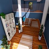 hall 3d. 3D, Architecture, and Digital Architecture project by Bernardo Riveira - 10.14.2019