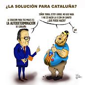 Mi Proyecto del curso: ¿Solución para Cataluña?. Comic, Creativit, Drawing, Digital Illustration, and Social Media project by Toni Vizcaíno - 10.15.2019
