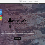 Archeo-On: empresa de Arqueología. Web Design project by Enrique Ruiz Prieto - 10.15.2019