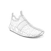 Ground. 3D, and Shoe Design project by Patricia González Bailador - 03.07.2019