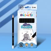 Packaging - Colores y lápices MAS+ARTE. Br, ing, Identit, Pencil Drawing, Graphic Design, Traditional illustration, and Packaging project by Rosa Elemil Martinez - 09.15.2019