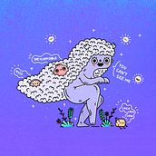 You can't see me. Een project van Traditionele illustratie van Natalia Kalaska - 21.10.2019