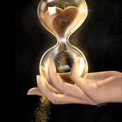 El tiempo en tus manos. Traditional illustration, and Digital Illustration project by evacespedesg - 10.22.2019