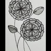 Practicando lo aprendido con el maestro Puño. Tema: Patrones.. Fine Arts, Sketching, Drawing, Artistic Drawing, and Traditional illustration project by Lucía Inés León Cortés - 10.23.2019