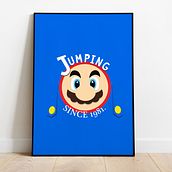 Diseño camiseta Mario . % Marcos Mora tarafından hazırlanan Poster Tasarımı, Kostüm Tasarımı, Ve Grafik Tasarım projesi - 10.23.2019