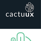 Branding logo Cactuux. Logo Design project by Juan Cano - 05.23.2019