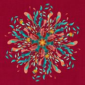 MANDALA JARDÍN SILVESTRE. Un proyecto de Ilustración tradicional de Ana Beatriz Reina Rojas - 24.10.2018