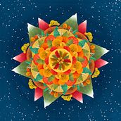 MANDALA MONTAÑA. Un proyecto de Ilustración tradicional de Ana Beatriz Reina Rojas - 25.10.2018
