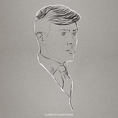 Ilustraciones Peaky Blinders. Ilustração tradicional projeto de Alberto Cuartones - 26.10.2019