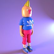 Meu projeto do curso: Desenho de personagens no Cinema 4D: do esboço à impressão 3D Ein Projekt aus dem Bereich Animation von Figuren von Adriano Lopes - 29.10.2019