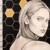 Exposición Piel de madera. Fine Arts, Pencil Drawing, Artistic Drawing, Portrait Drawing, and Realistic Drawing project by Débora Aguelo - 10.29.2019