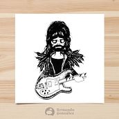 Dibujo a mano - "Rockstars". Un proyecto de Dibujo e Ilustración tradicional de Fernando González - 29.10.2019