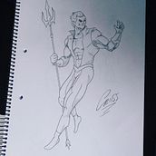 Mi Proyecto del curso: Ilustración para cómics: anatomía de un superhéroe . % Cristian Gonzalez tarafından hazırlanan Çizgi roman projesi - 10.29.2019