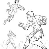 Mi Proyecto del curso: Ilustración para cómics: anatomía de un superhéroe. Traditional illustration project by Jose Andrés Pintado Baza - 10.30.2019