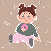 Kid. Digital Illustration project by Cristina Lagares - 11.02.2019