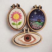 Mi Proyecto del curso: Técnicas de bordado en miniatura. Embroider project by Ana Martínez - 11.03.2019
