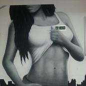 Gimnasio StarSport. Street Art, Fine Arts, Drawing, Artistic Drawing, Realistic Drawing, Graphic Design, and Painting project by Workingraff - 11.04.2019