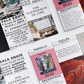 Folleto "Sala Equis". Graphic Design project by Pilar García - 11.05.2019