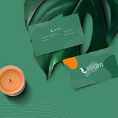 Marque soam. Un projet de Br, ing et identité, Direction artistique, Design , Création de logos , et Design graphique de Juan Carrillo - 20.05.2019