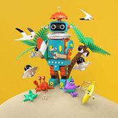 My project in 3D Illustration with 4D Cinema course. 3D Animation project by freak_finn - 11.23.2020