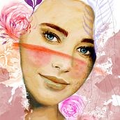 Mi Proyecto del curso: Retrato ilustrado en acuarela. Watercolor Painting project by Maria Valls - 11.06.2019