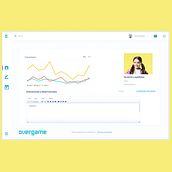 OverGame dashboard. Un proyecto de UX / UI de Isa Garcia - 06.11.2019